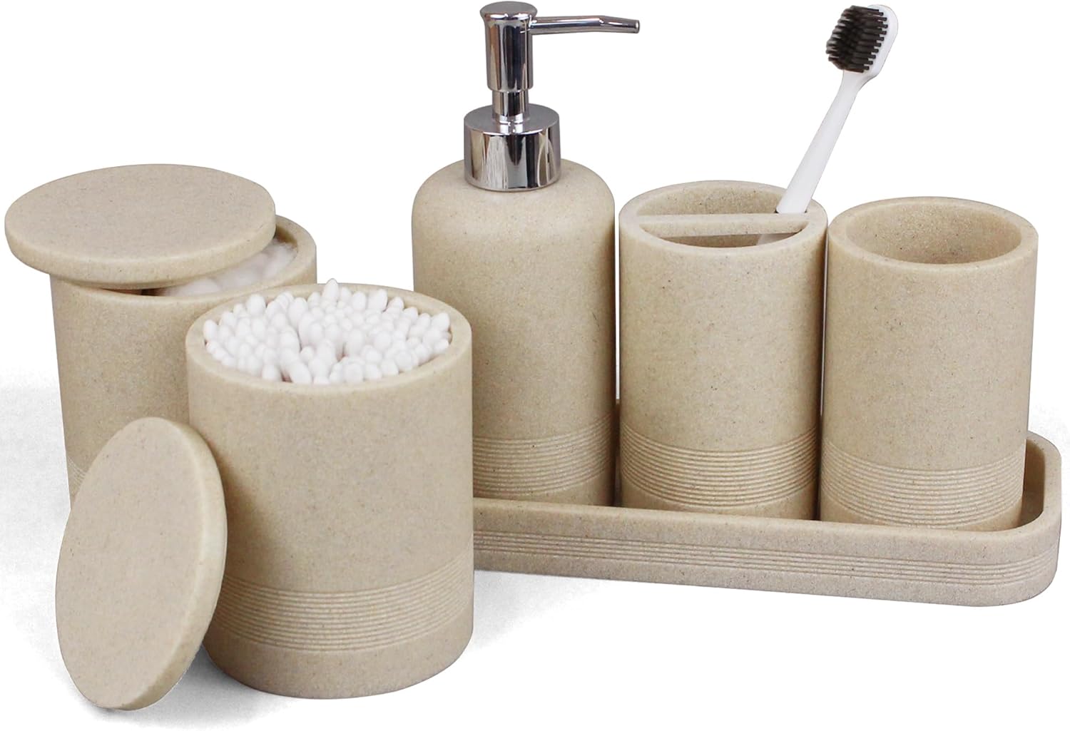 Bathroom set accessories(6pcs)