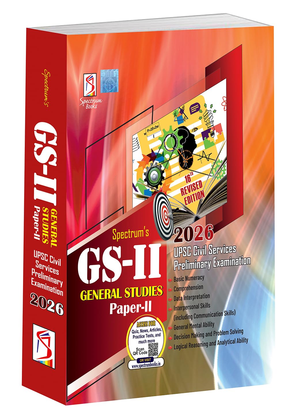 spectrum’s handbook for General Studies Paper-II Prelims/CSAT/UPSC Civil Services Preliminary Examination-2026/16th Edition GS-II