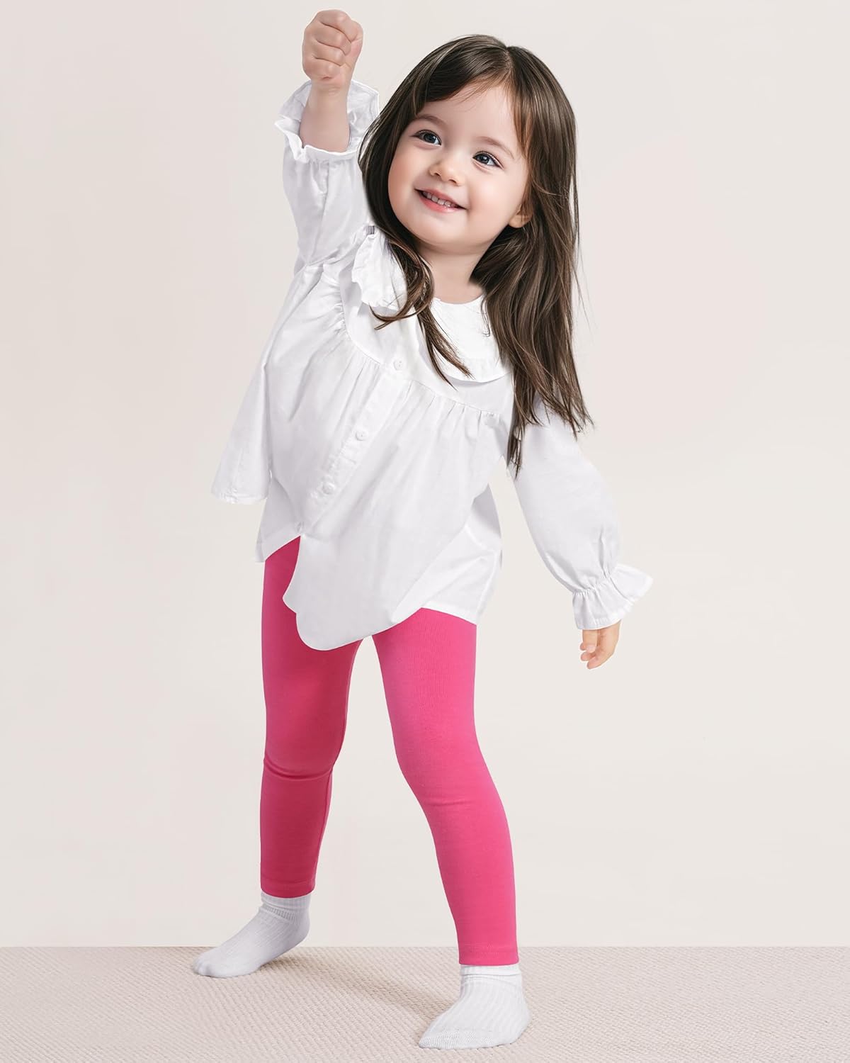 3 Pack Baby Cotton Pants Toddler Boys Girls Leggings Basic Clothes Size 18M-5T - Image 2