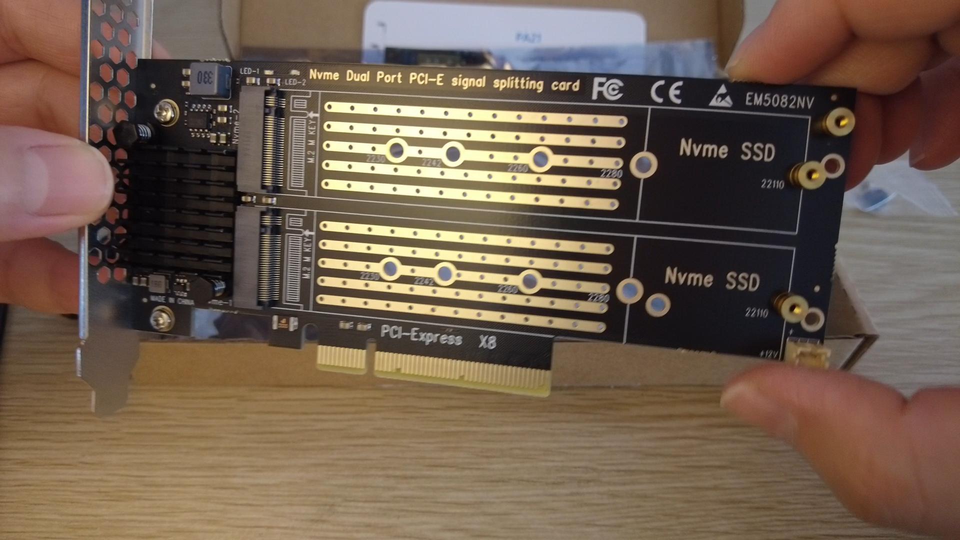 Amazon.co.jp: GLOTRENDS PA21 デュアル M.2 NVMe から PCIe 4.0 X8