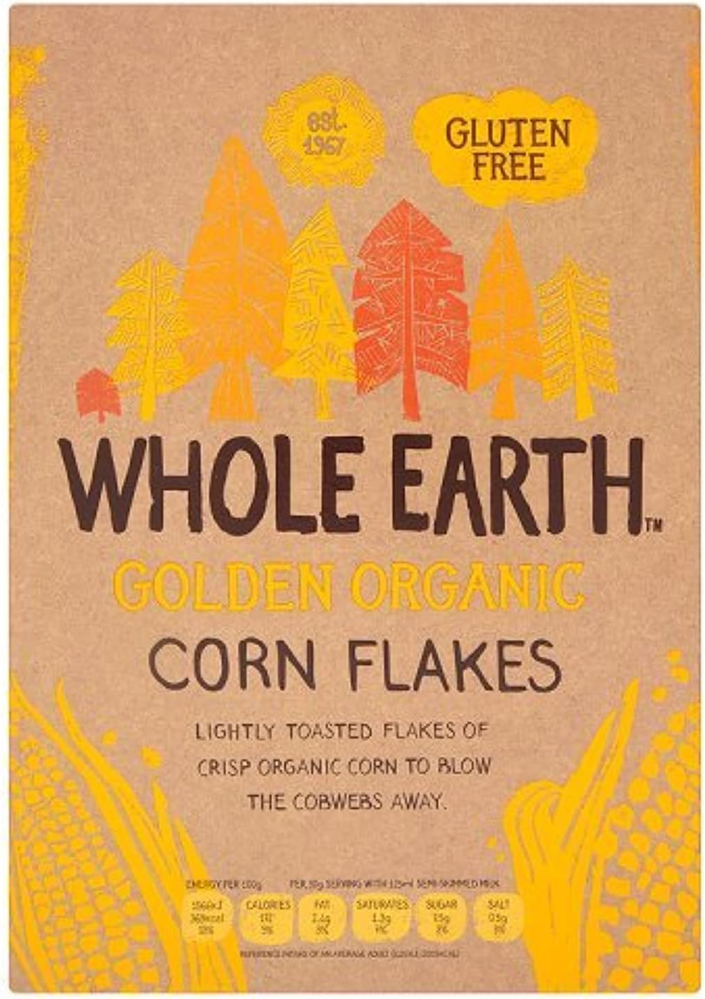 Whole Earth Golden Organic Corn Flakes 375g