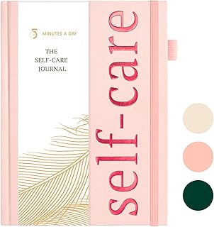Self-Care Journal with Prompts – Daily Reflection Notebook – Mental Health Journal for More Positivity, Anxiety & Guided Journal for Women, ADHD Planner with Mood Tracker, A5 (Pink)