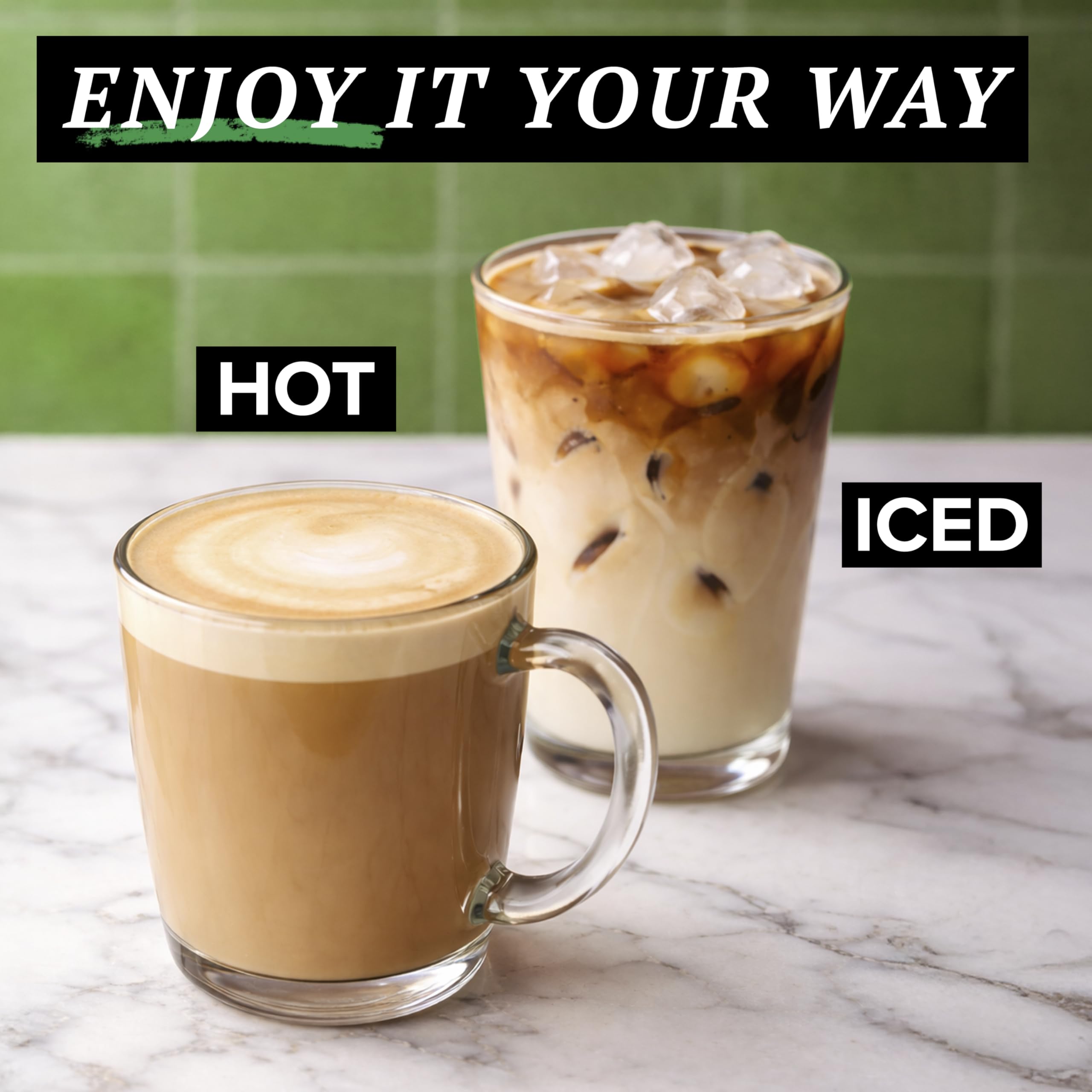 TAZO Decaf Chai Latte, Black Tea Concentrate, Easy-to-Serve Chai Tea for Everyday Lattes, Hot or Iced Tea and Mocktails, 32 oz Tea Mix Carton