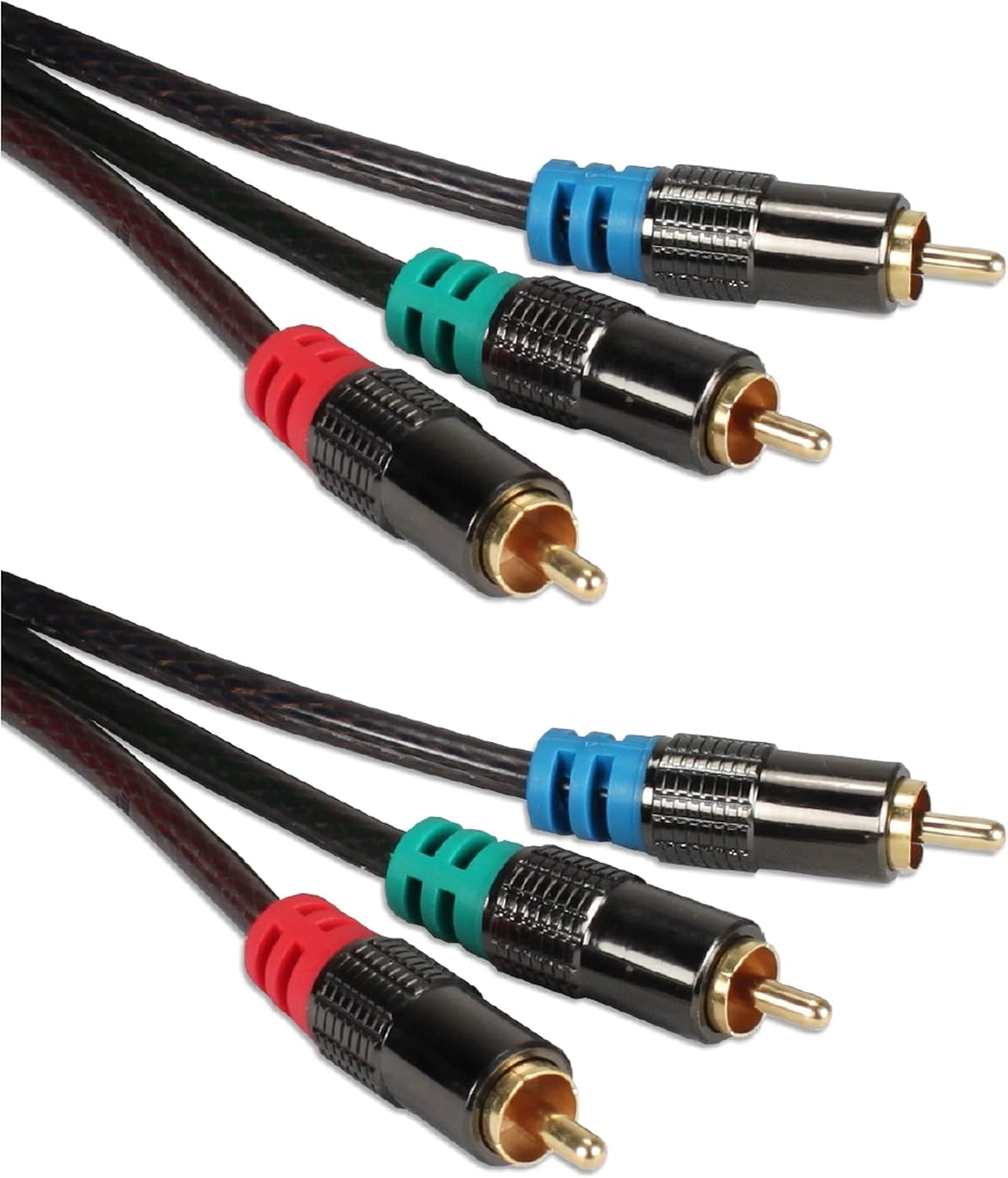 QVS, Triple-RCA Component Video Cable (50 Feet)