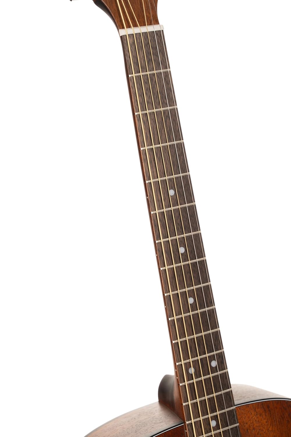 Cort L60MOP Luce 60 Mahogany OM Solid Top Acoustic Guitar, Open Pore