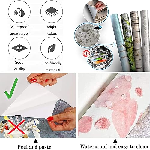 Miniatura 6 de Papel tapiz autoadhesivo de cielo azul con nubes blancas, para despegar y pegar, murales de pared para sala de estar, dormitorio de niños,