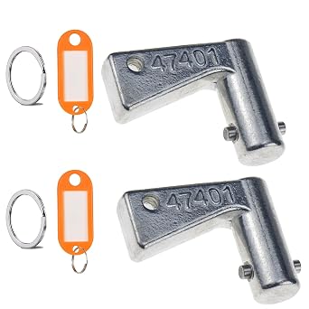 2-Pack Battery Isolator and Disconnect Key 47401 701/47401 for JCB Construction Equipment and Telehandler Models