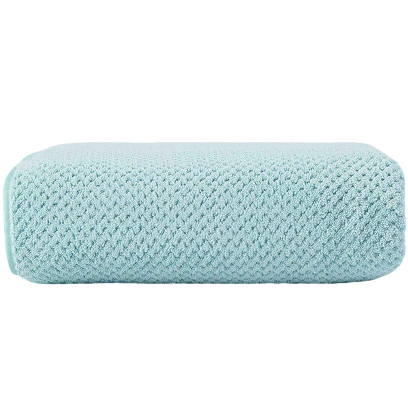 Serviette de bain absorbante et ultra légère en microfibre de corail texturée