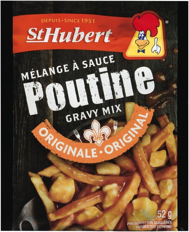 St Hubert Poutine Gravy Mix 52g/1.8 oz., (3pk) {Imported from Canada}
