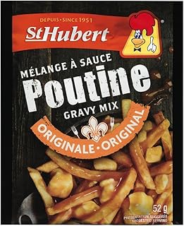 St Hubert Poutine Gravy Mix 52g/1.8 oz., (3pk) {Imported from Canada}