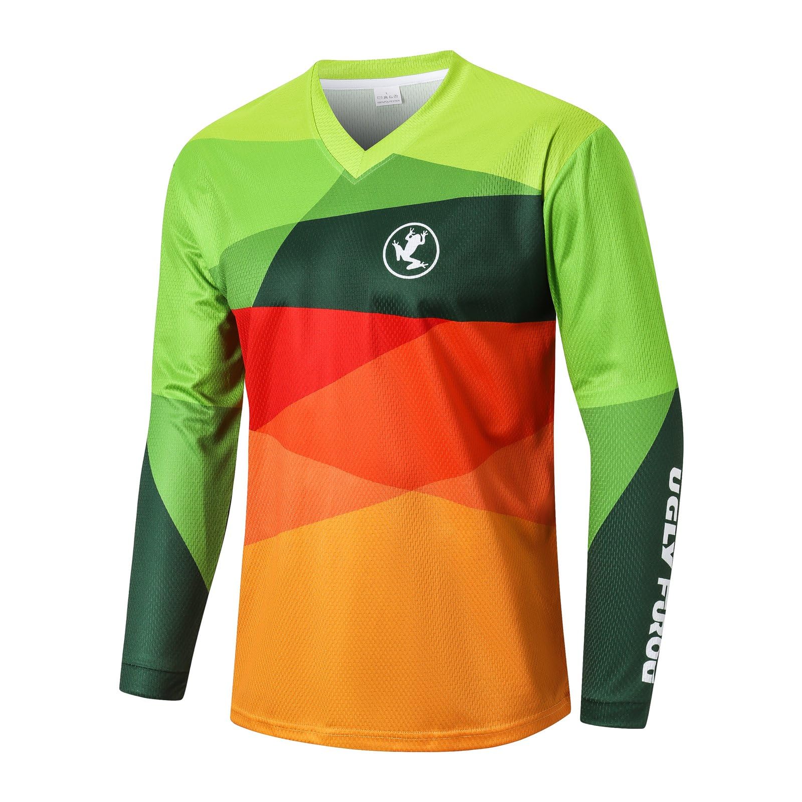 UGLY FROG Downhill Jersey Mens Bike Wear Rage Cycling/Motocross Clothes Mountain Bike Shirt MTB BMX — view 36