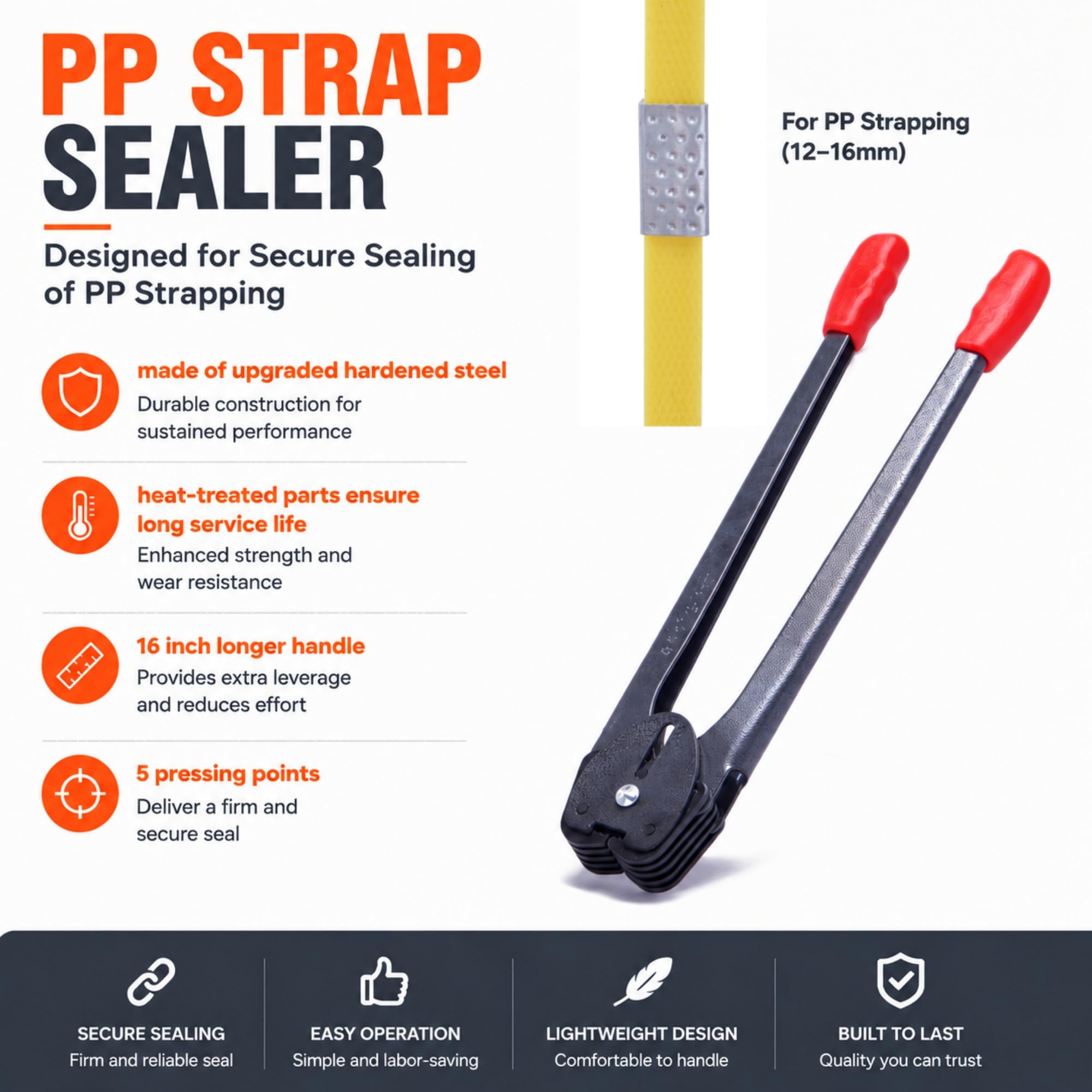 Banding Strapping Kit - Pallet Securer & Sealer -4