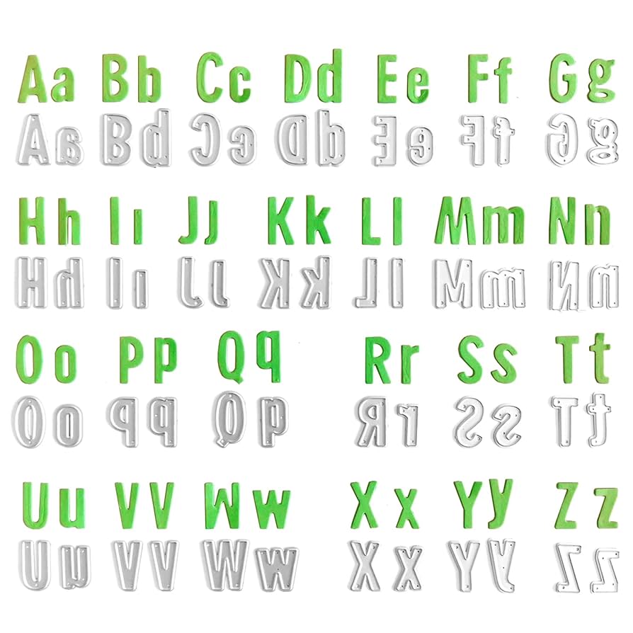 Amazon.co.jp: D.B.J カッティングダイ アルファベット 大文字