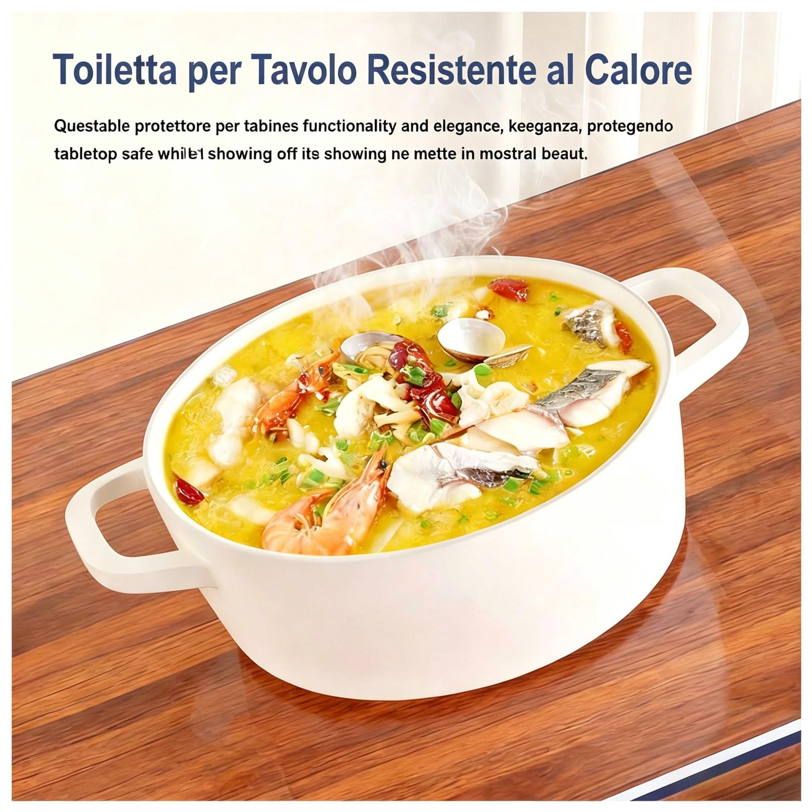 Generico Pellicola Trasparente in PVC 50x195cm 2 mm, Impermeabile, Antimacchia, Facile da Rimuovere