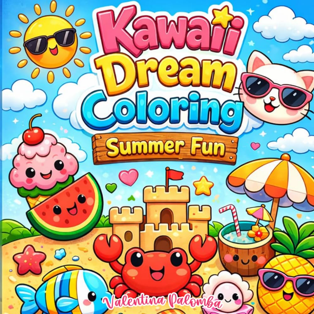 Kawaii Dream Coloring: Summer Fun