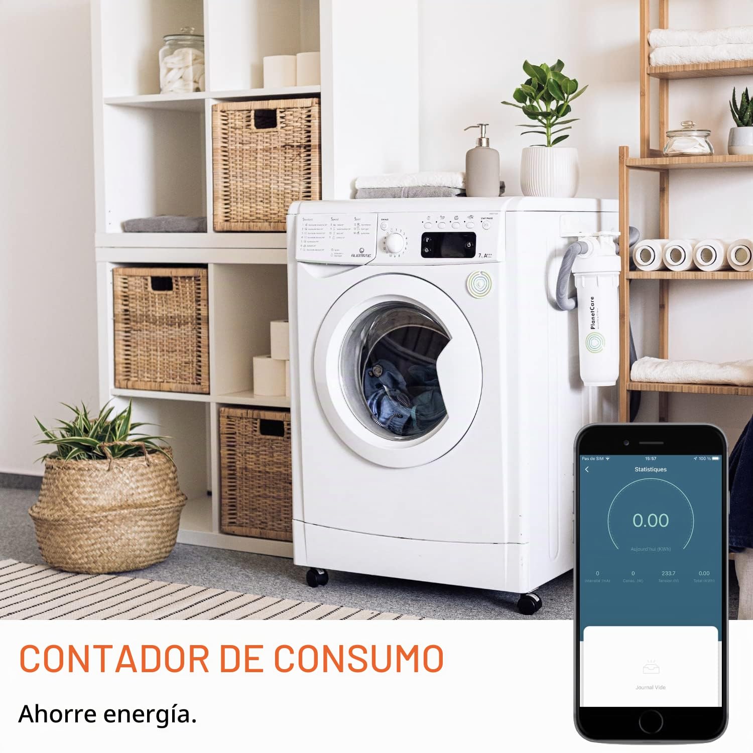 Konyks Priska MAX 3 FR DUAL PACK - WiFi+BT, funciones avanzadas, 16A, contador de consumo, compatible con Alexa, Google Home & Tuya, paquete de 2