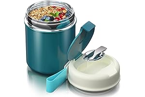 Insulated Food Container: Leak-Proof Thermos Jar for Hot and Cold Meals