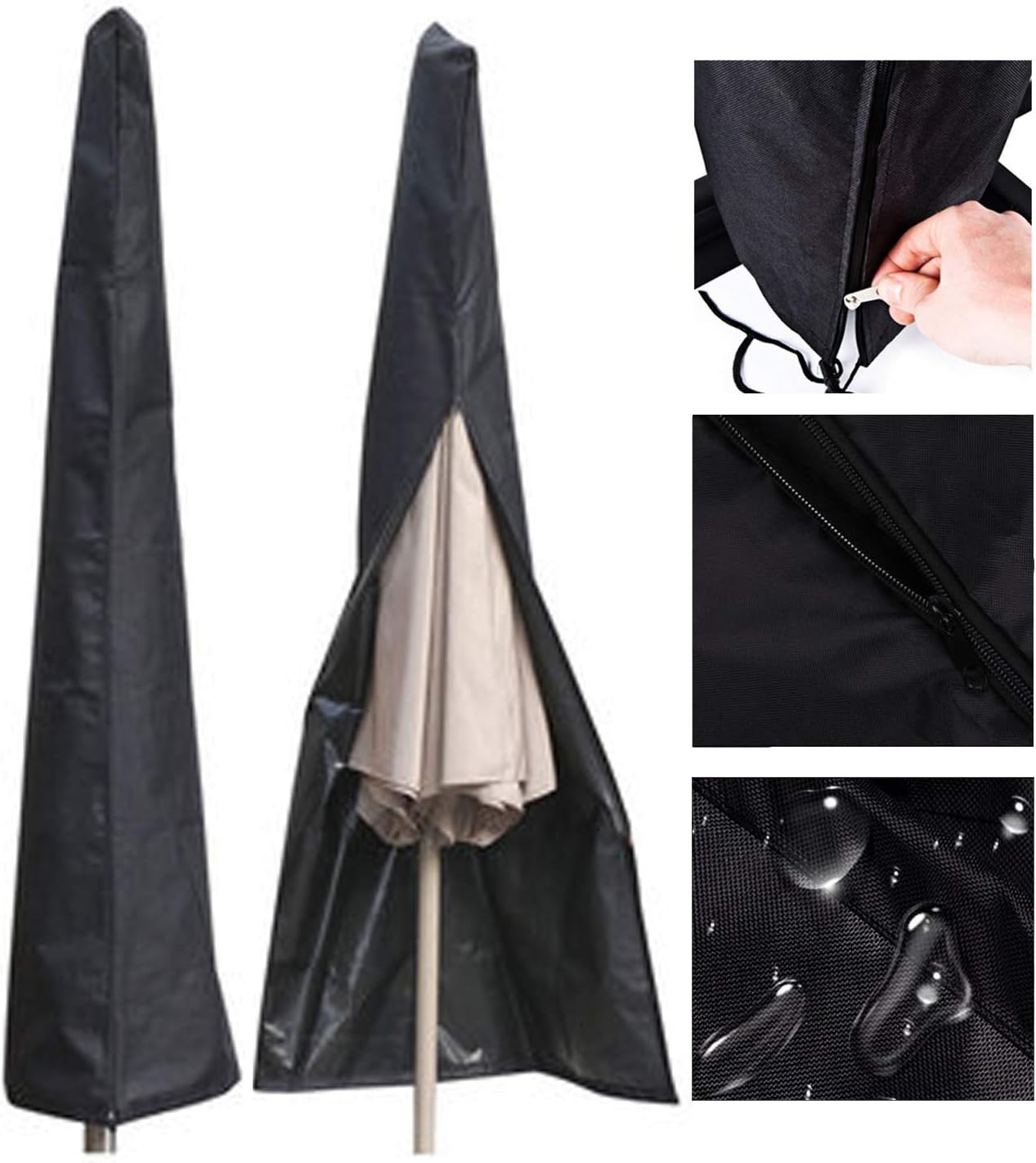 Umbrella Covers Patio Waterproof Parasol Covers with