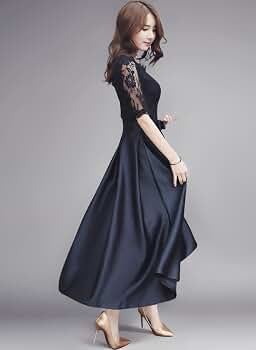 Amazon | [EightSTAR Dress]パーティードレス 結婚式ドレス ピアノ発表