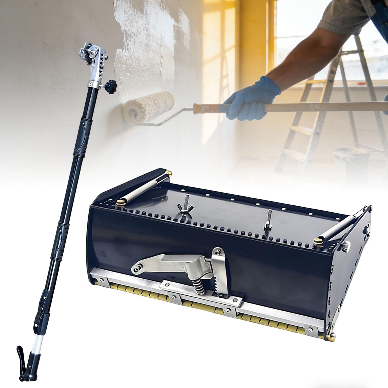 Boîte de finition pour cloison sèche 25,4 cm outil de plâtrage et lissage des murs