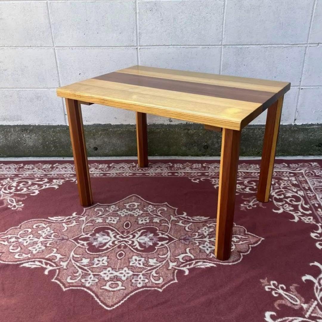 高品質 美品◾️民藝家具 / 蝦夷民芸家具 木製無垢材 テーブル 民藝家具/蝦夷民芸家具 木製無垢材 テーブル 旭川家具 無垢板