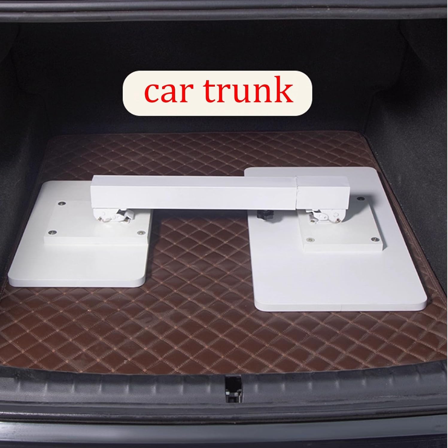 RV Folding Table, Foldable RV Table Adjustable Height, Outdoor Camping Picnic RVs Dinette Table, RVs Table for Home Conversion Vehicles(Brown,18in/45cm)