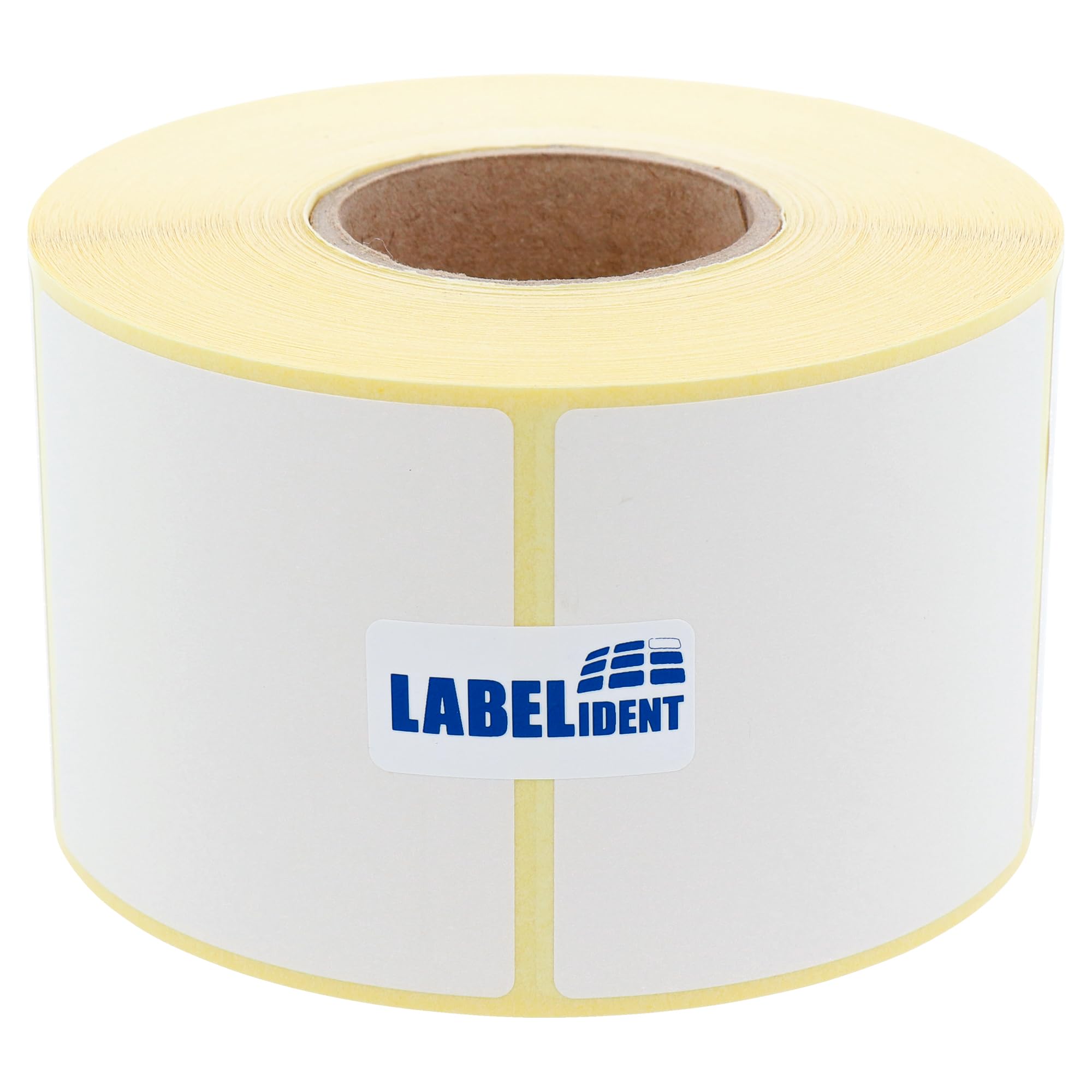 Labelident Thermo Waagenetiketten 58 x 60 mm - für Bizerba Waagen, 14.000 Preisetiketten für Waagen, 20 Rollen à 700 Etiketten, starke Klebkraft, 40 mm Kern