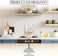 Vista 2 de Pavilion Gift Company Pretty Inappropriate Too Glam To Give A Damn - Portavelas para copa de vino, color azul