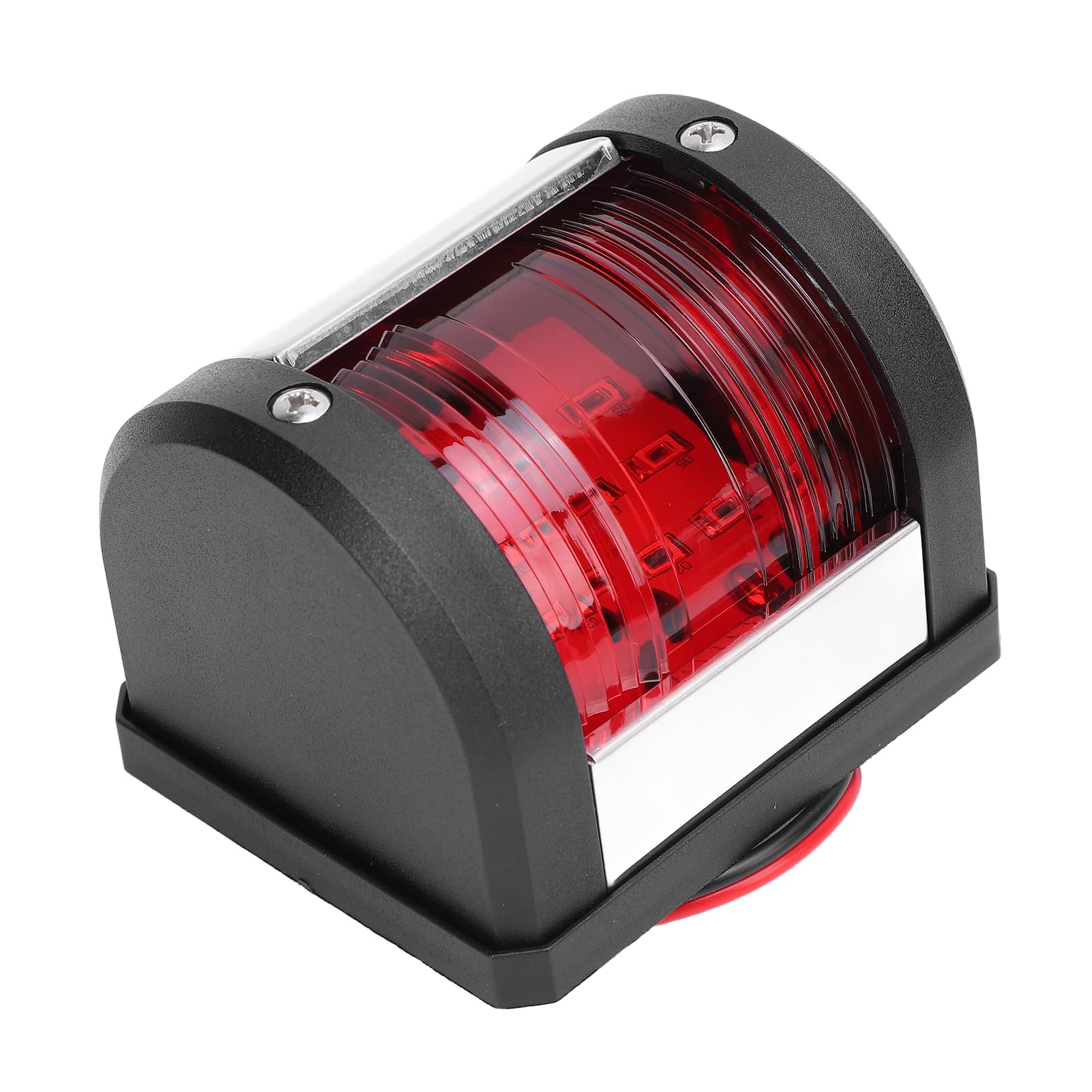 Kit di luci di navigazione a LED per barche, 5 pezzi, luce di dritta verde e luce di sinistra rossa con luce di poppa bianca, impermeabile IP66 per imbarcazioni fino a 12 m, 12 V -