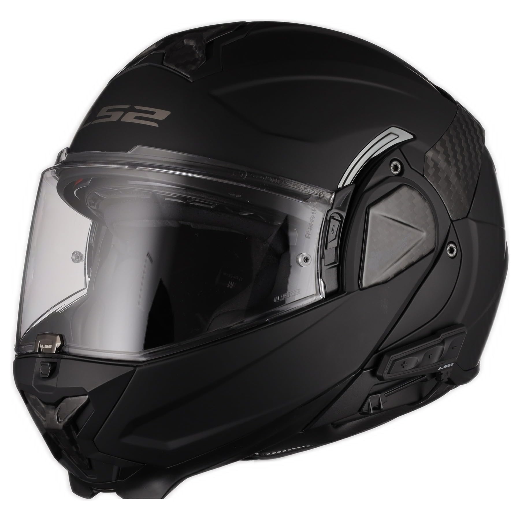 Helmets Advant II Modular Motorcycle Helmet with Midland Spectrum Bluetooth Headset