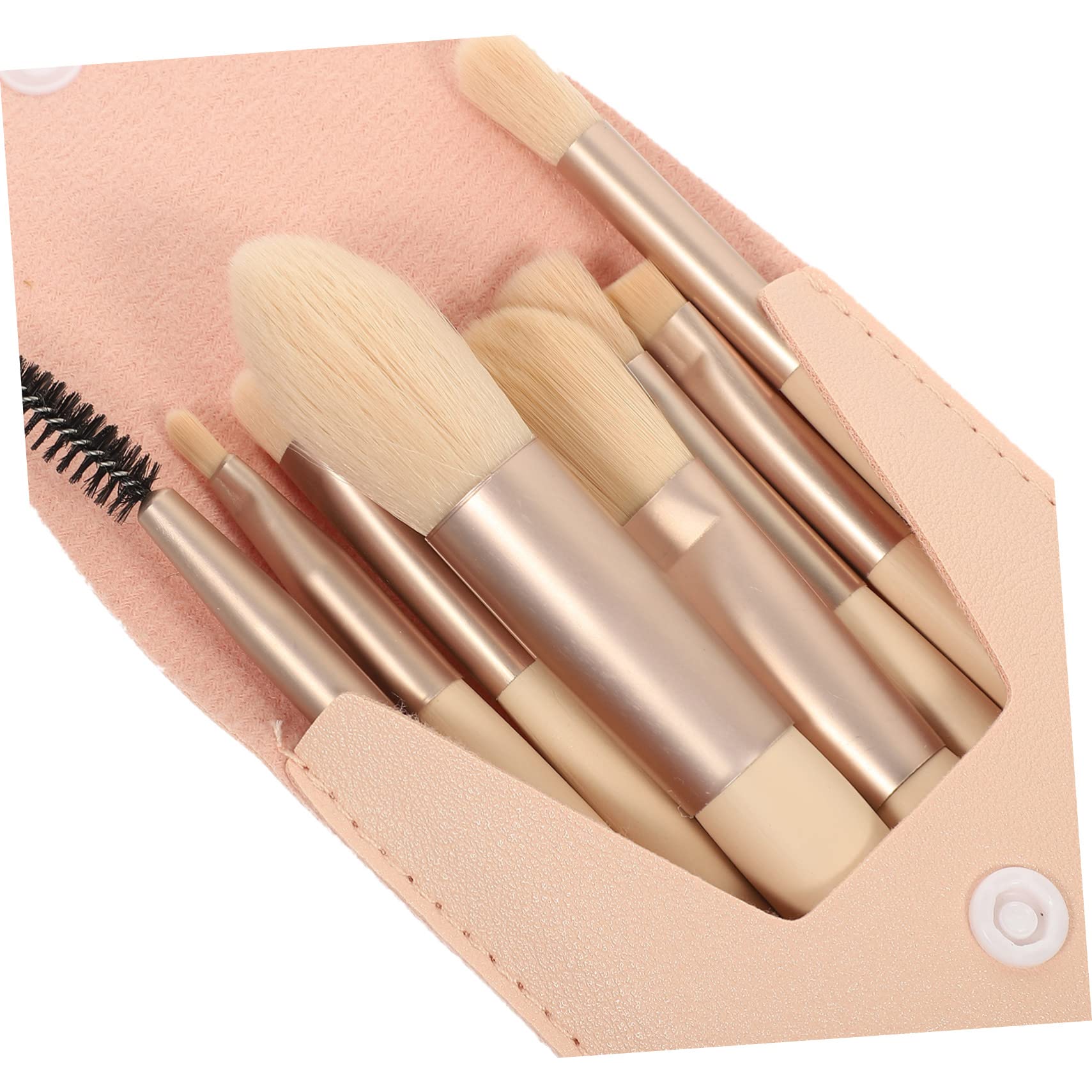 Healeved 5sätze Teiliges Make-up-pinselset Mit Holzgriffen Professionelle Kosmetikwerkzeuge Für Blusher Puder Und Concealer Tragbar Und Vielseitig Farbe