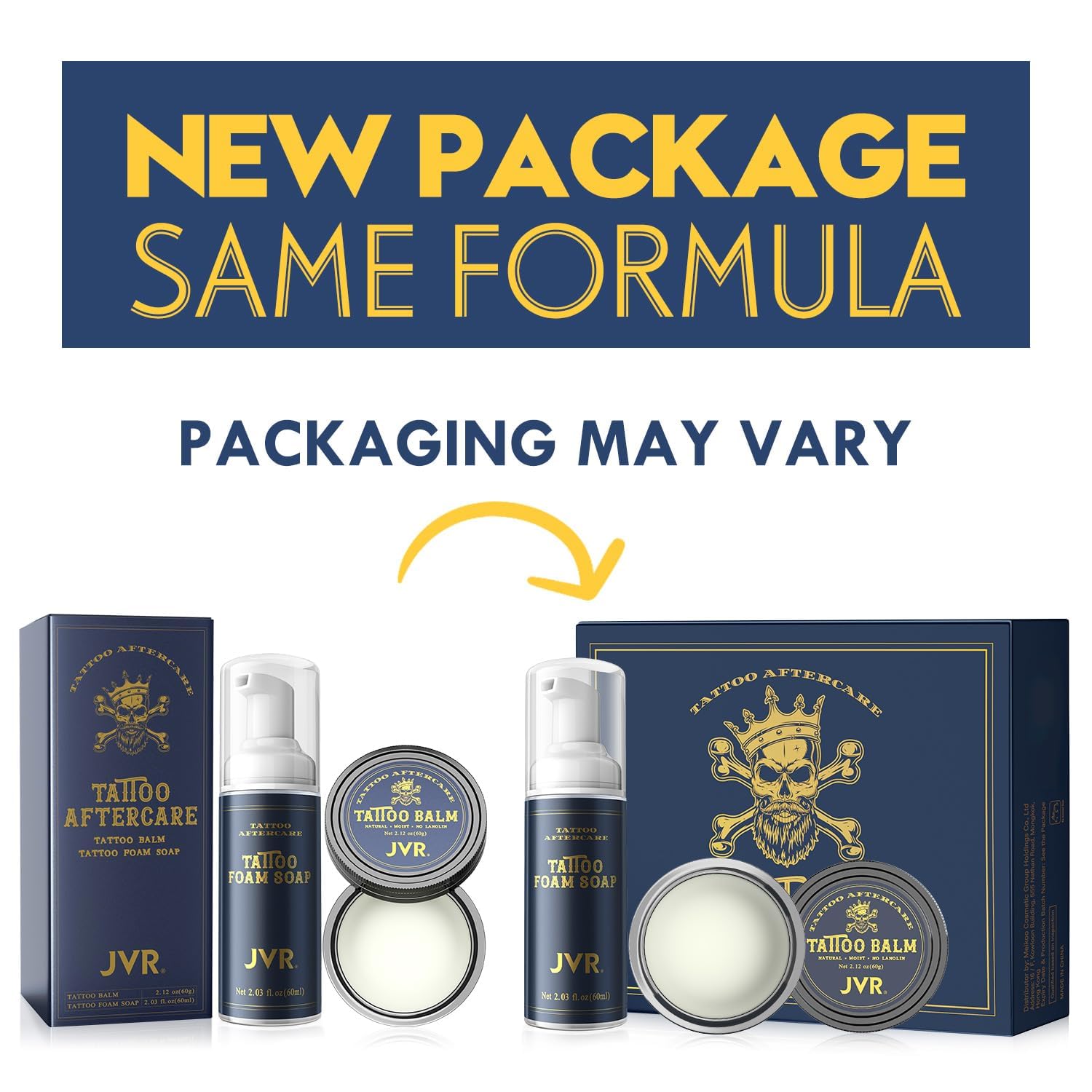 Tattoo Aftercare, JVR Tattoo Soap &Tattoo Balm, Tattoo Foam Soap Cleanser To Heal, Clean Tattoos, Tattoo Balm for Tattoo Moisturizer, Color Enhancement, Tattoo Brightener Gentle Ingredients - Organic - Image 8