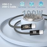 45W Chargeur Super Fast Type C pour Samsung Galaxy S26 Ultra, USB et USB C Chargeur de voiture avec 2X 6ft Corde de charge rapide tressée pour Galaxy S25 Ultra S24 S23 S22 Tabulaire S10 S11 - noir