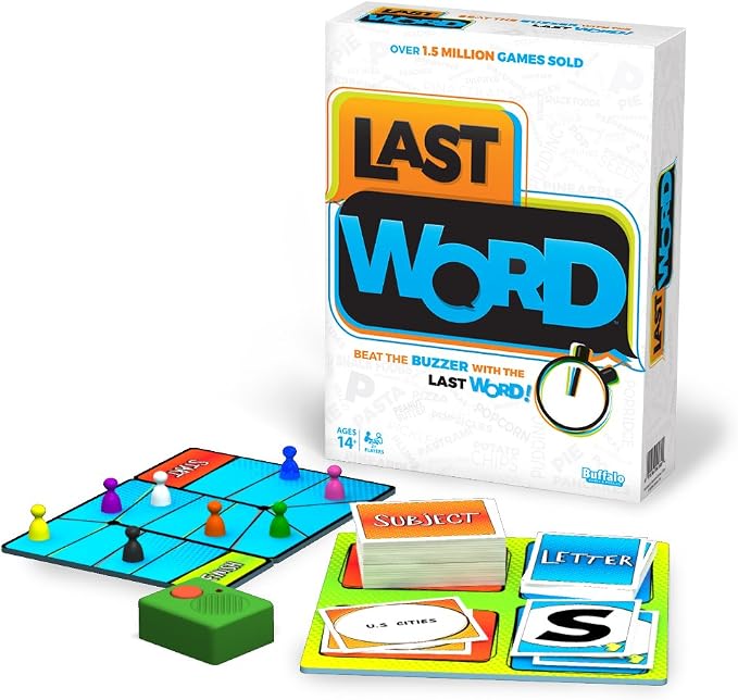 LAST WORD de Buffalo Games juego de mesa familiar miniatura 2