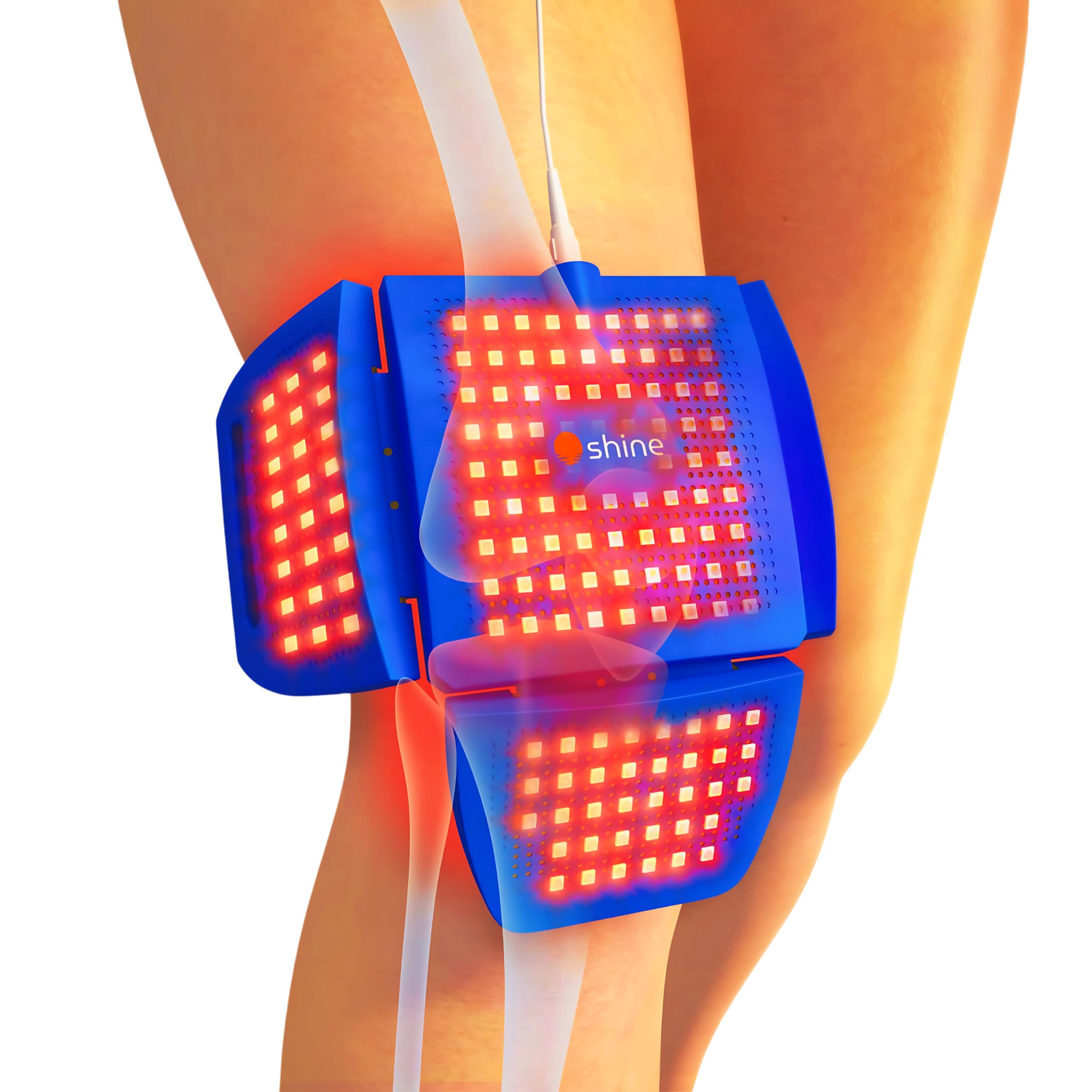 Red Light Therapy Panel for Knee, Back, Hip, Hand and Shoulder Relief - Infrared Red Light Therapy for Body with Foldable Design Embracing Injured Areas - Infrared Light Therapy Flex by SHINE