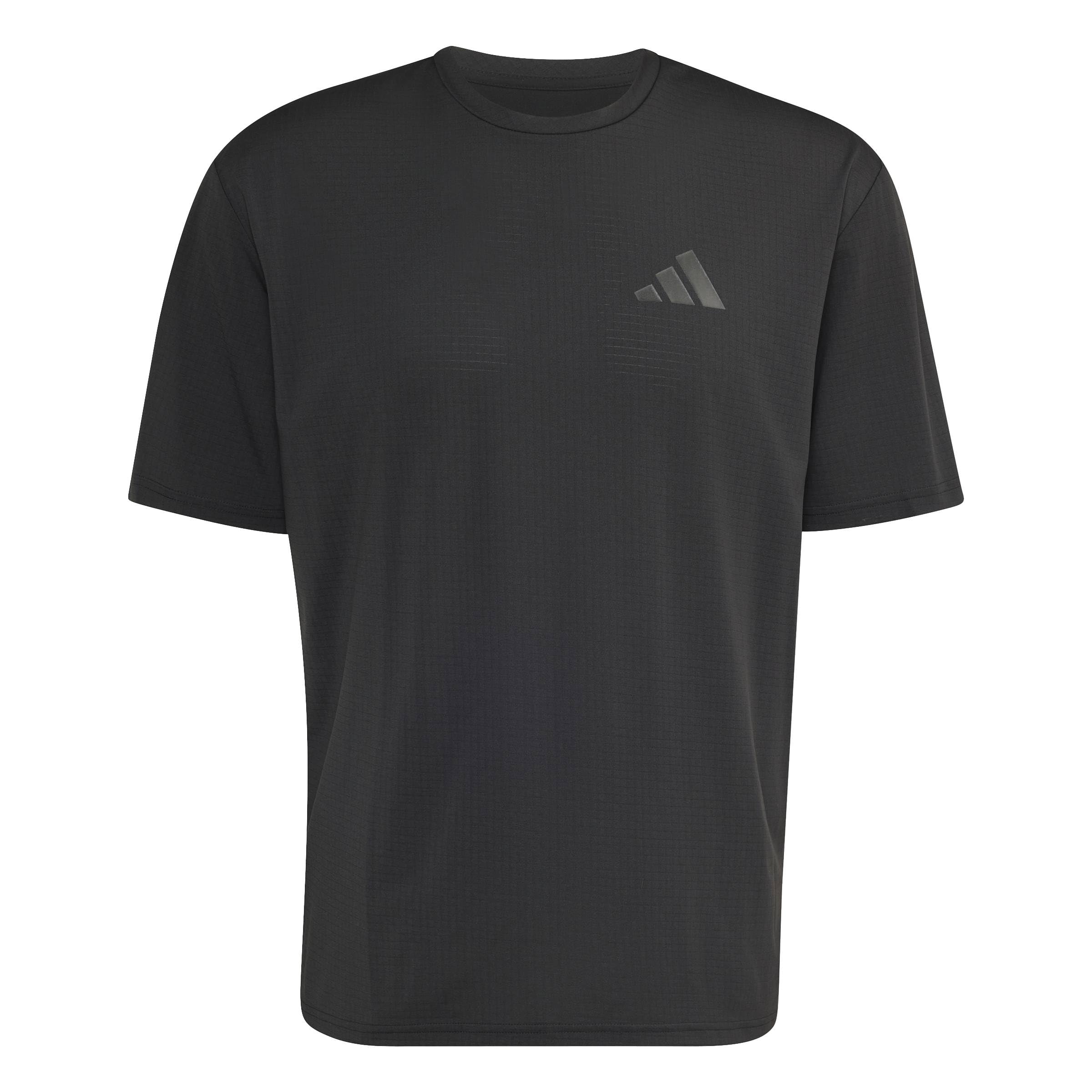 adidas Homme Terrex Multi Climacool Logo Tech Shirt, Black/Black, M