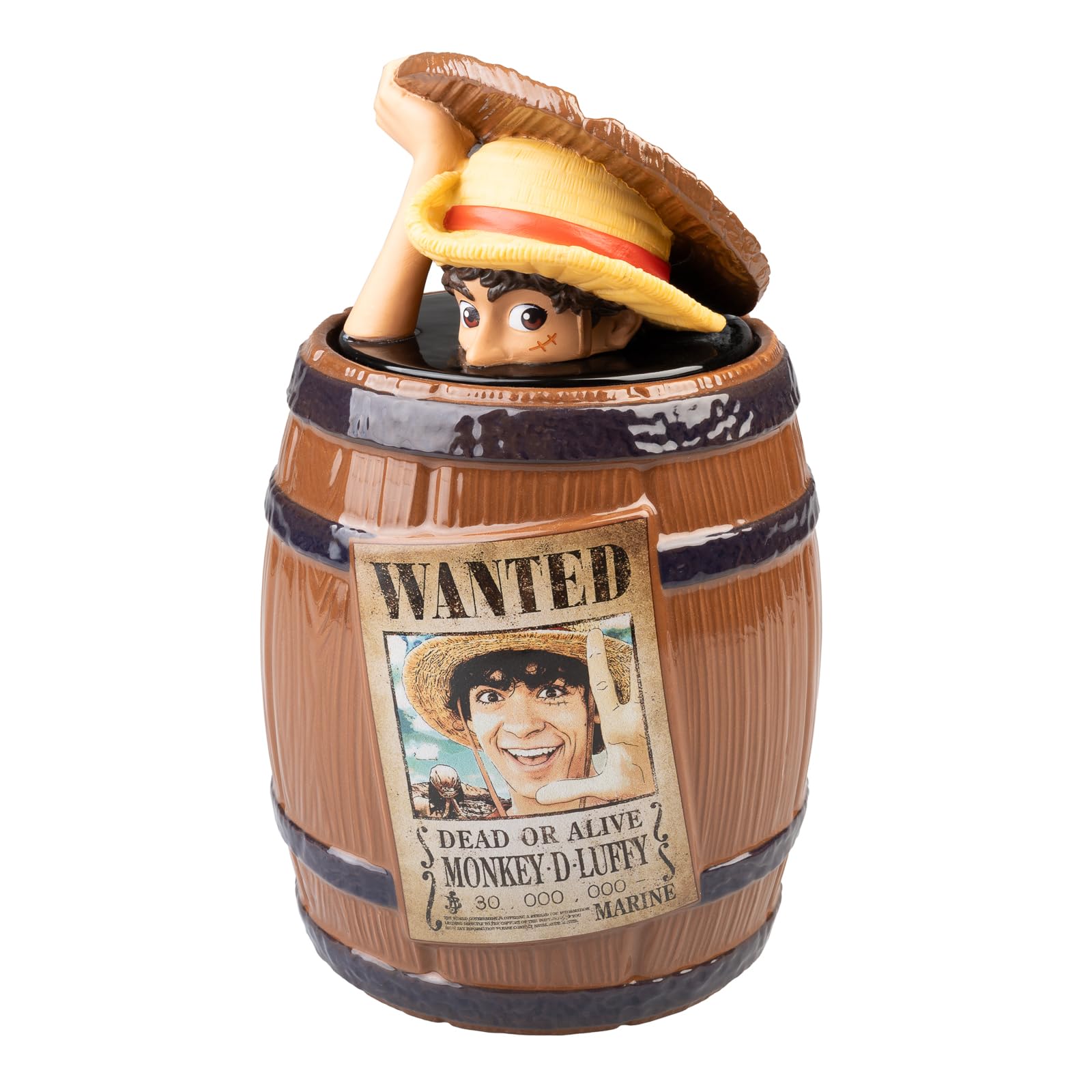 Grupo Erik One Piece Biscuit Jar - Manga Gifts For Adults & Kids | Cookie Jar, Sweet Jars, Airtight Food Storage Container, Kitchen Decor | Merch