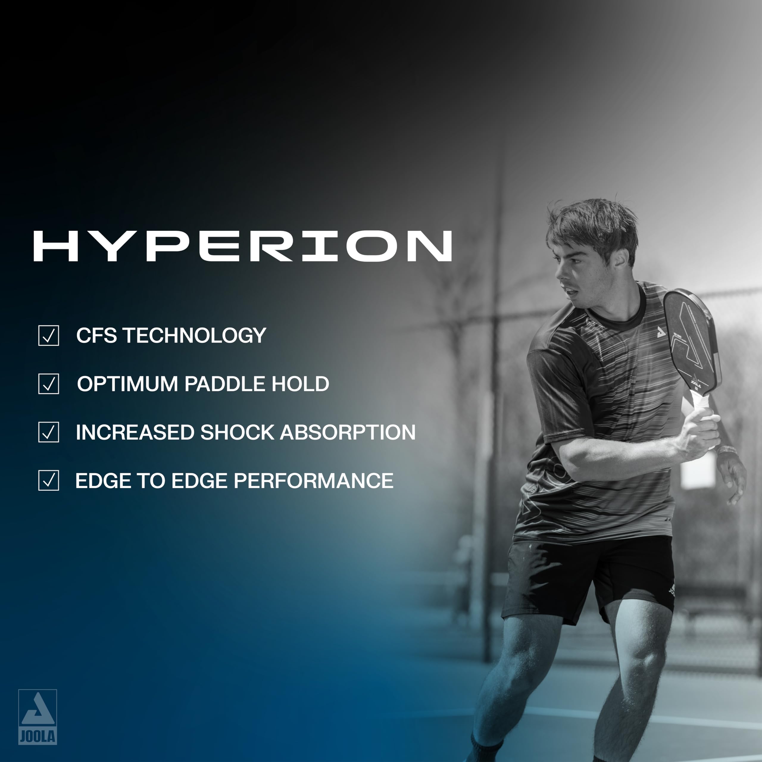 JOOLA Ben Johns Hyperion CFS/CAS Pickleball-Schläger – USAPA-zugelassener Schläger für Turnierspiele