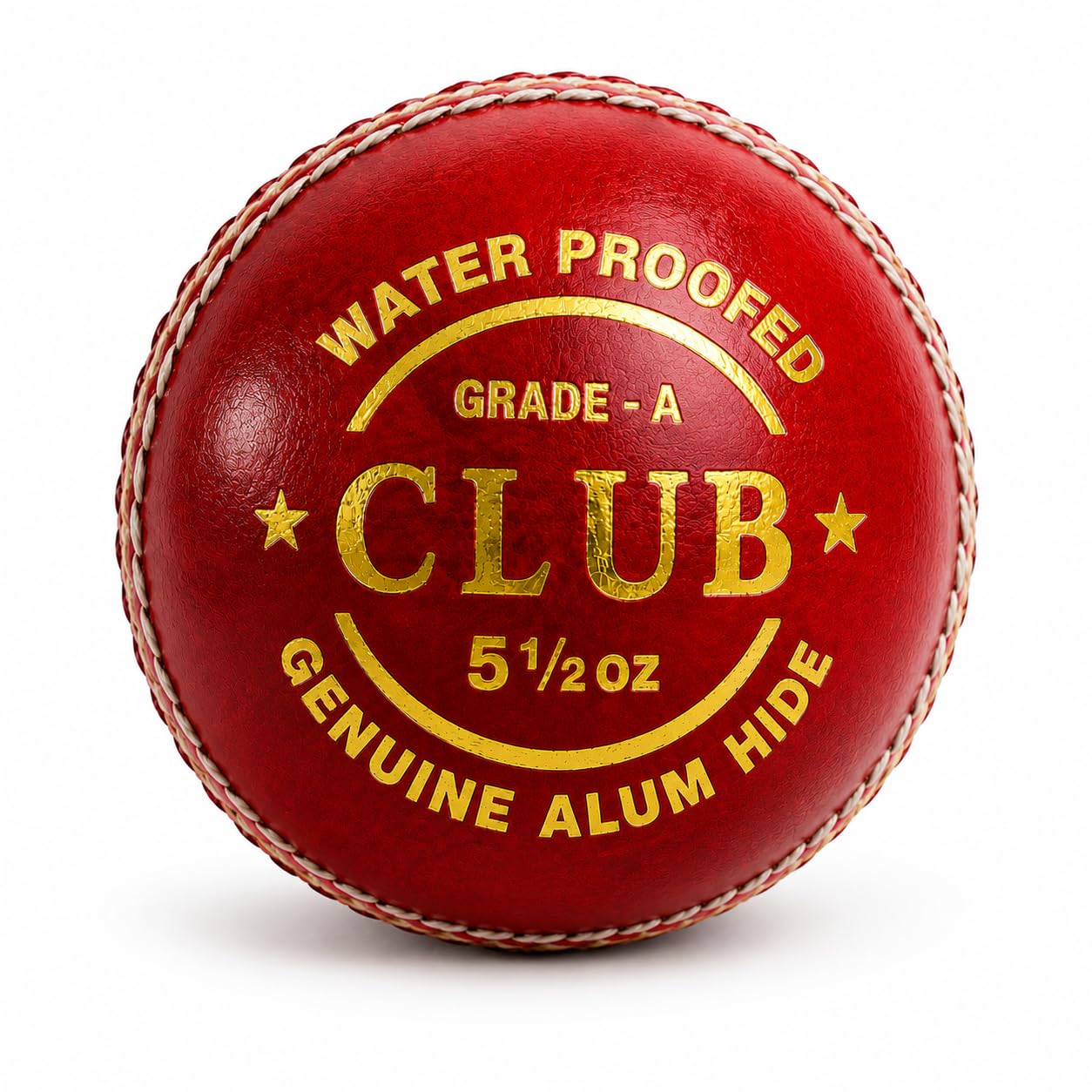 Premium Red Leather Cricket Ball for Practice & Training | Hand Stitched Durable Cricket Ball | Sports Training Equipment-picture-23