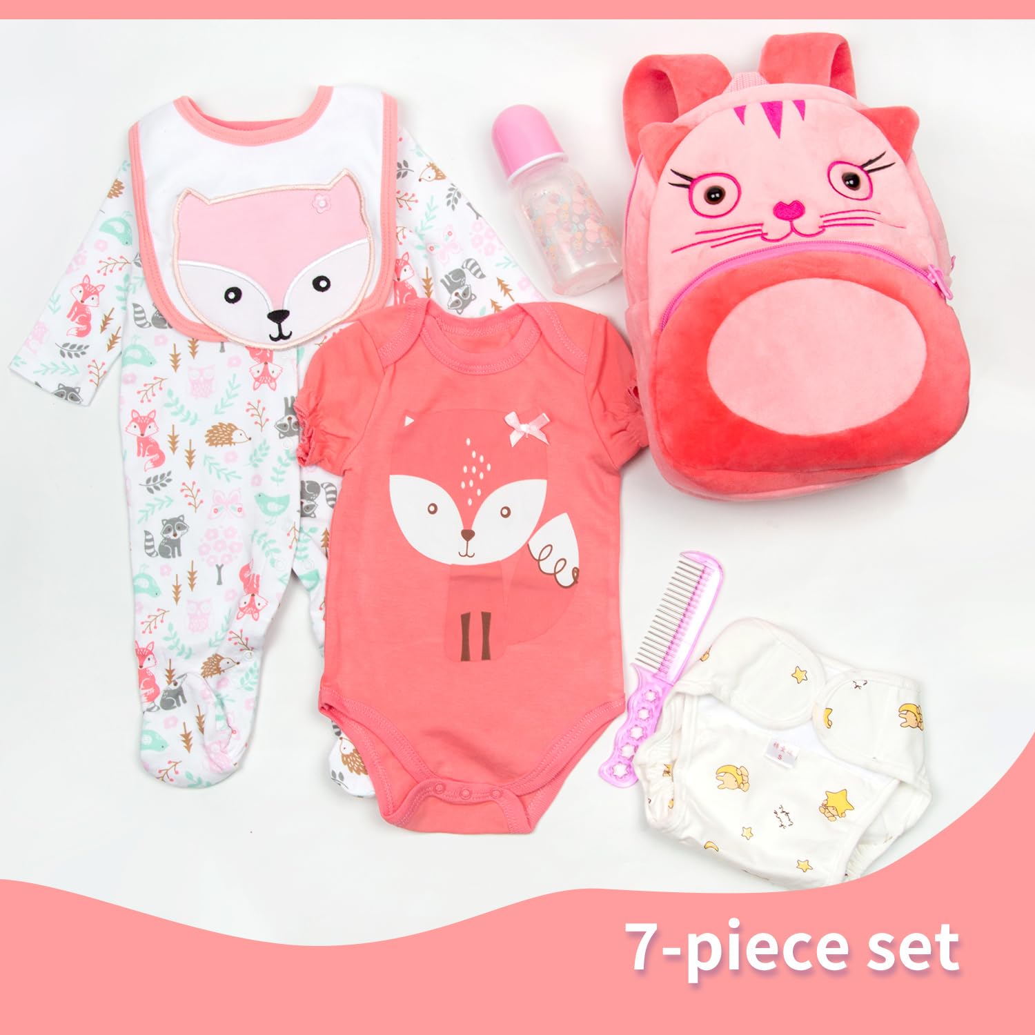 Amazon.co.jp: リボーンベビードール服 フォックスアクセサリー 22