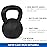 Yes4All Solid Cast Iron Kettlebell Weights Set - Great for Full Body Workout and Strength Training - Kettlebell 15 lbs (Black)