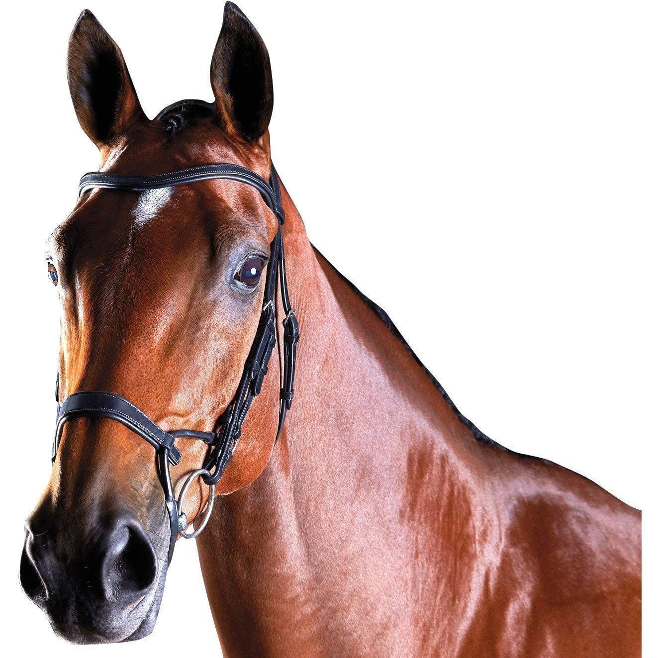 Collegiate ComFiTec Training Snaffle Bridle Pony Black