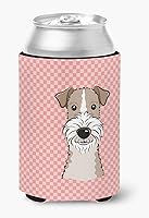 Vista 459 de Caroline's Treasures BB1293LITERK Tablero de ajedrez verde lima Weimaraner Botella de vino Hugger Funda Enfriadora Abrazador Lavable a Máquina