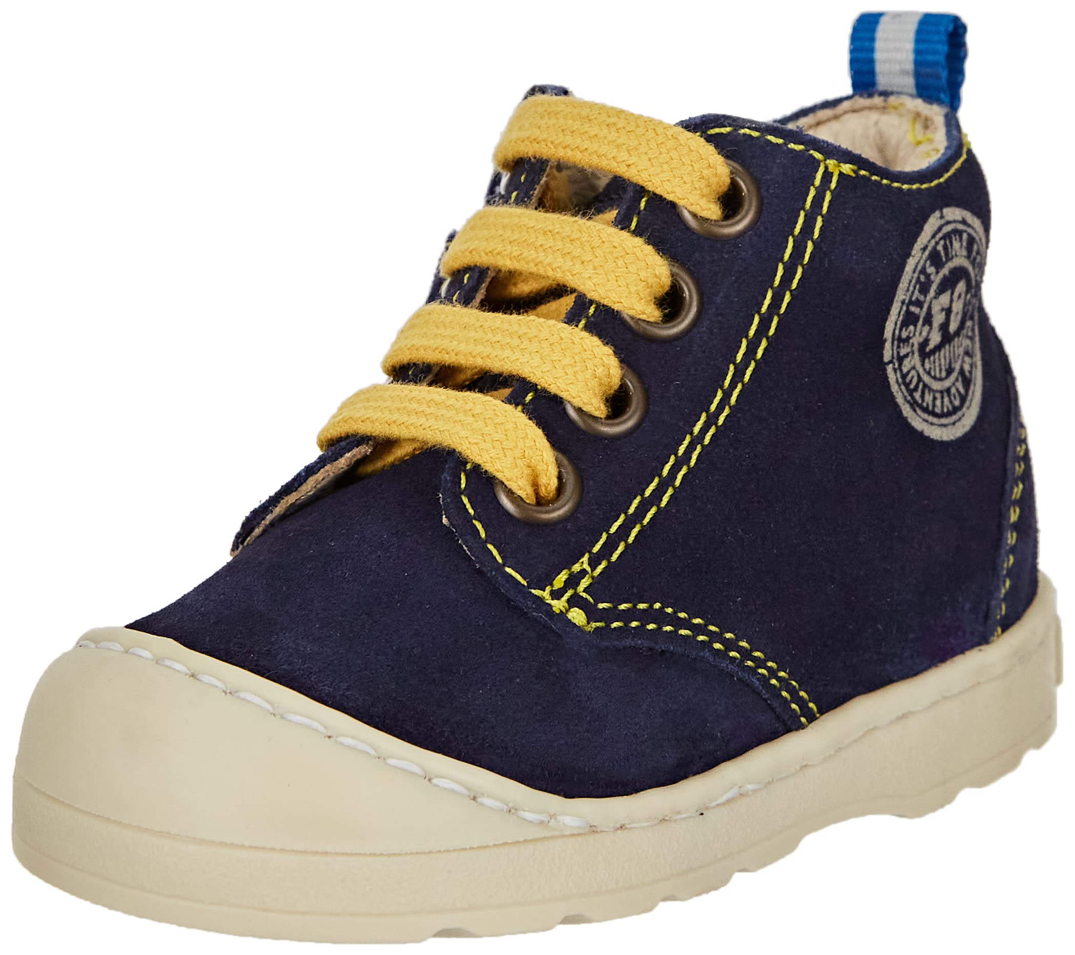 Falcotto BLUMIT Zip, Slippers, Navy-Yellow, 26 EU, Navy Yellow