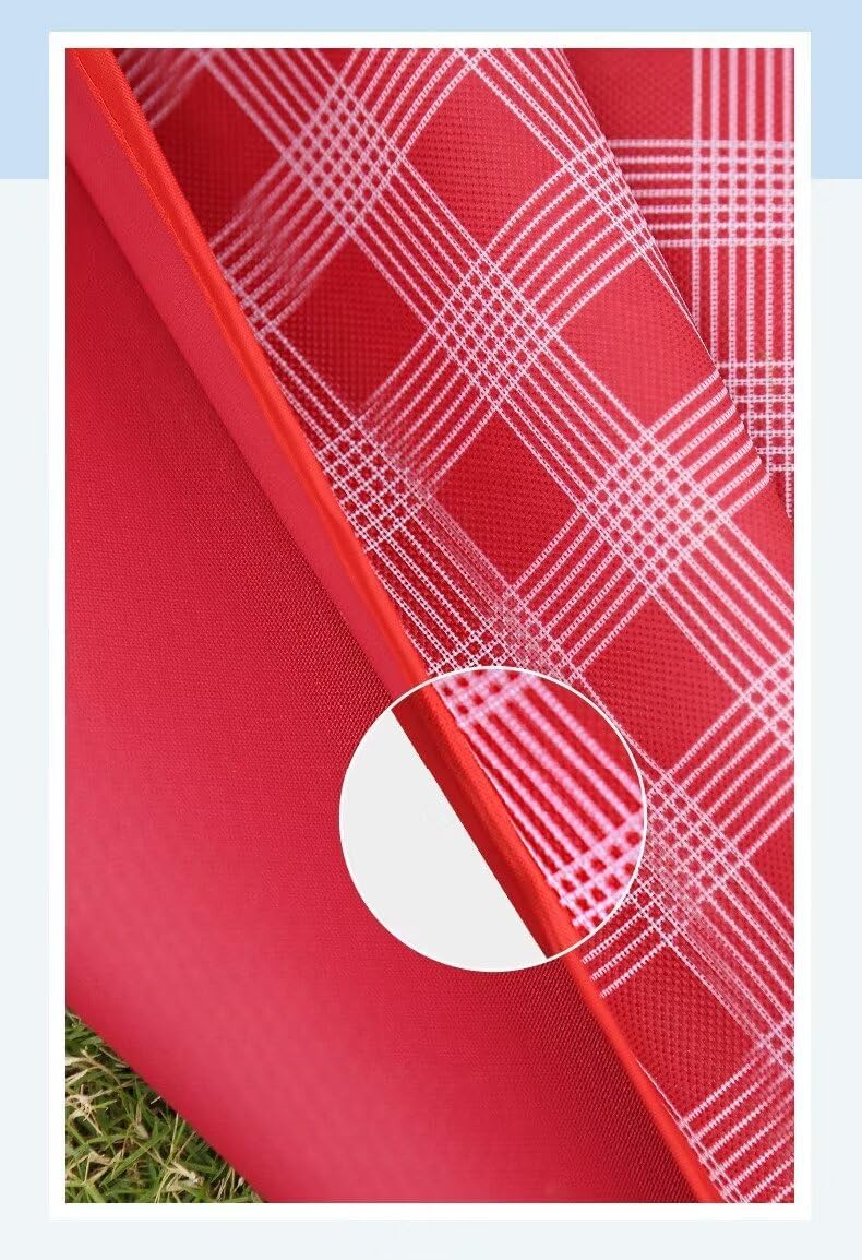 Kerio Picnic Blankets - Foldable Outdoor Beach Blanket - Lightweight Handy Mat Tote - for Camping, Beach, Park, Patio on Grass - 79"x 79"