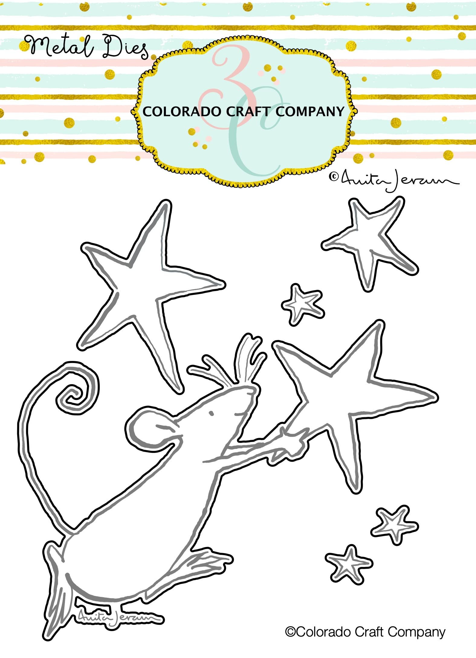 Colorado Craft Company Colorado Metal Dies, Twinkle Little Star-by Anita Jeram
