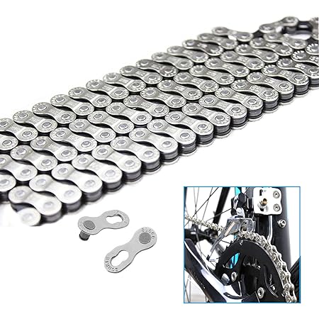 Dancepandas Chaine Vtt 8 Vitesses 2pcs Chaine De Velo 6 Vitesse Derailleur Vtt 7 Vitesses 116 Maillons Pour Velos Route Montagne A 6 7 8 18 21 24 Vitesses Argent Amazon Fr Sports Et Loisirs