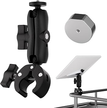 2024 Starlink Mini Mount, Car RV Pole Clamp Mount for Starlink Mini, Adjustable Pipe Mounting Kit for Car RV Ladder Boat Yacht Old Pipe Adapter ONLY