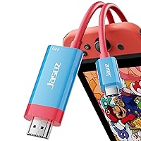 Vista 1 de KAGO Cable USB C a HDMI para Nintendo SwitchSwitch OLED, salida 4K HD de 6.6 ft6.6 pies, puerto de carga PD de 100 W, cable adaptador de TV