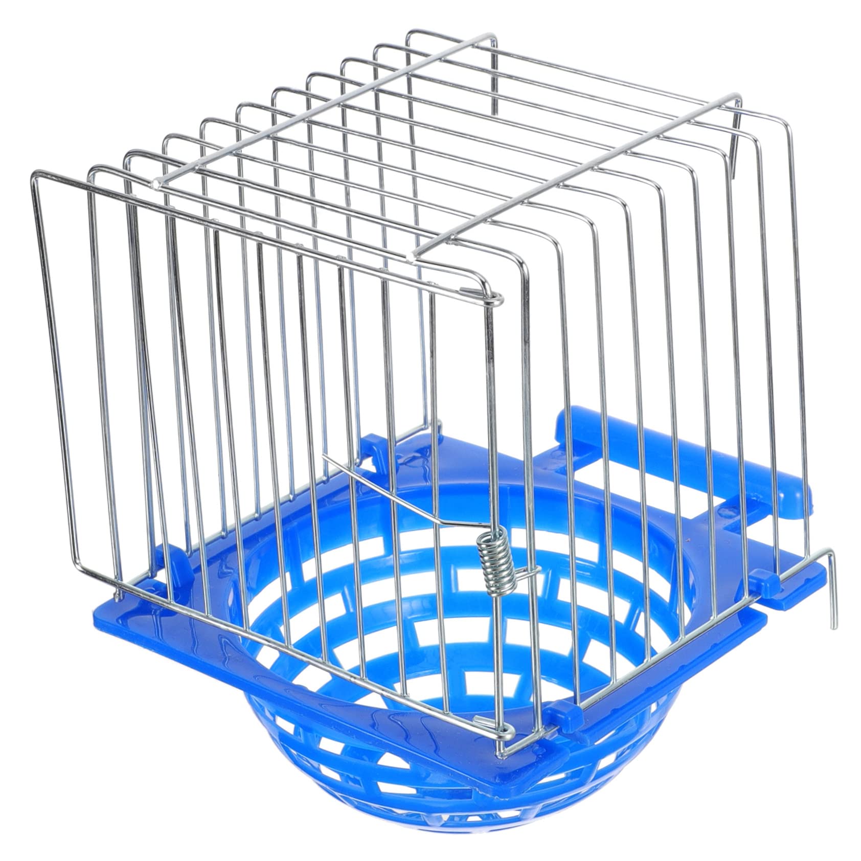 Ipetboom Bird Cage, 2pcs Hatching Nest for Cockatiel, Finch, Parrot, Portable Animal Cage, Iron Wire Bird Hanging Cage, 6.24x1.0x6.24 inches